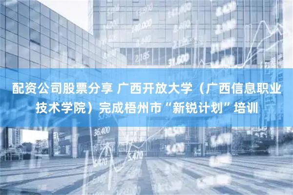 配资公司股票分享 广西开放大学（广西信息职业技术学院）完成梧州市“新锐计划”培训